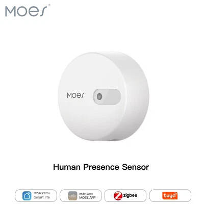 MOES Zigbee Smart Human Presence Sensor Radar Wave Motion Detector Home Security - Image 1 of 4