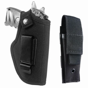 Concealed Carry IWB OWB Pistol Holster Belt Pouch & Molle Single Magazine Pouch - Picture 1 of 12