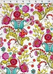 Bell Flower, 1 Yard Cotton Quilting Fabric, Michael Miller - Picture 1 of 1