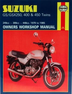 Suzuki GS GSX 250 400 450 1979-1985 Haynes Manual de taller - Imagen 1 de 4