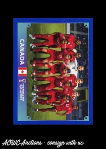 2022 FIFA World Cup Stickers Blue #CAN 1 Canada Team - Picture 1 of 2