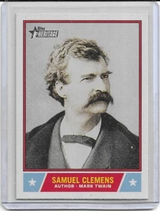 2025 Topps Heritage Samuel Clemens Notable Americans Insert #NS-25 - Picture 1 of 1