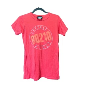 Women’s Beverly Hills 90210 Tee Shirt Red RARE Size Large Vguc - Picture 1 of 4