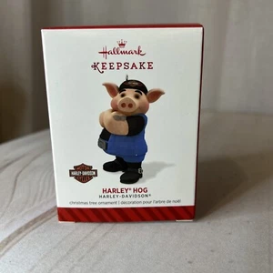 2014 Hallmark Keepsake Harley Hog Harley Davidson Ornament Neu - Bild 1 von 2