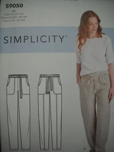 Pull On Pants size 14-22 Simplicity 9050 Sewing Pattern * - Picture 1 of 2