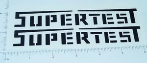 Par de pegatinas de petrolero canadiense Marx Supertest Fuels MX-045 - Imagen 1 de 1