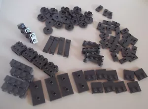 Lego dunkel bläulich grau Nieten Steine & Fliesen x80 - Bild 1 von 2