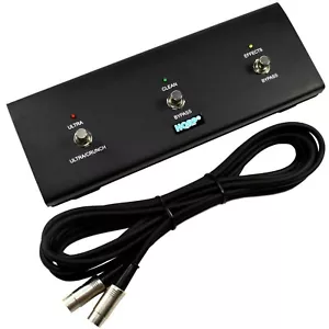Interruptor de pie amplificador de guitarra de 3 botones para Peavey 3120 Head, JSX, Triple serie XXX - Imagen 1 de 9