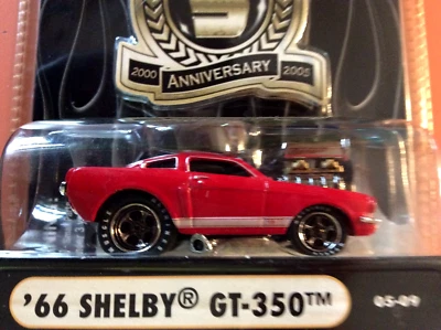 MUSCLE MACHINES 1966 FORD SHELBY GT 350 1/64 - 66 MUSTANG  - Image 1 of 3