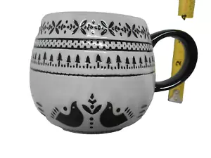 Hearth & Hand with Magnolia Stoneware Mug Dove / Tree Design Green - Picture 1 of 6