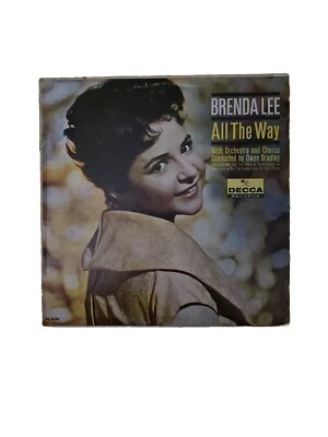 BRENDA LEE All The Way 1961 Vinyl LP Decca DL 4176 - VG+ - Image 1 of 2