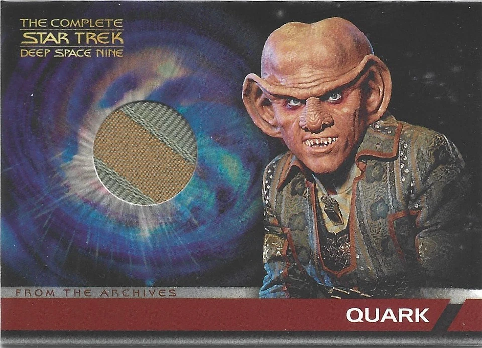 Tarjeta de disfraz completa DS9 2003 Rittenhouse Star Trek CC1 Quark/Armin Shimerman Foto 1 de 1