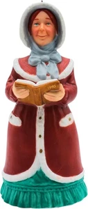 Adorno de sello vintage Lady Daphne Dickens Caroler Bell serie 1993 - Imagen 1 de 9
