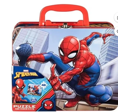 Fiambrera Spider Man Tun 48 piezas rompecabezas Marvel Super Heroes Foto 1 de 4