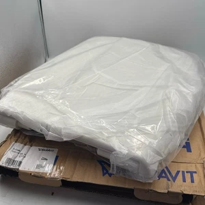 Duravit D-Code Toilet Seat Elongated White 006209 Soft Close Closed-Front - Picture 1 of 6