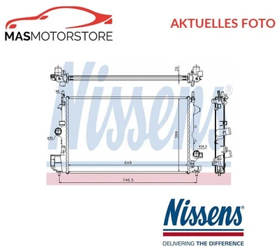 KÜHLER WASSERKÜHLER MOTORKÜHLER NISSENS 61914A P FÜR FIAT CROMA 1.9L - Image 1 of 4