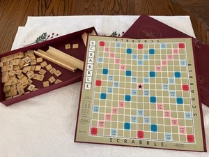 VTG 1948 Selchow & Righter Scrabble Game Wood Tiles Boards Complete - Picture 1 of 5