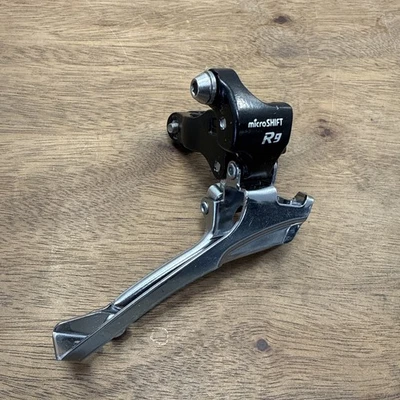 MicroSHIFT R9 FD-R352 Front Derailleur 2x9 Speed Shimano Road Bike 34.9/31.8mm - Image 1 of 4