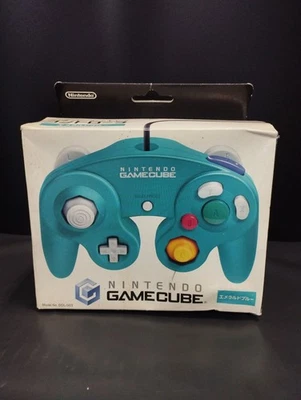 Gamecube Official Controller Pad Emerald Blue Boxed Nintendo Japan Very Good - Image 1 of 4