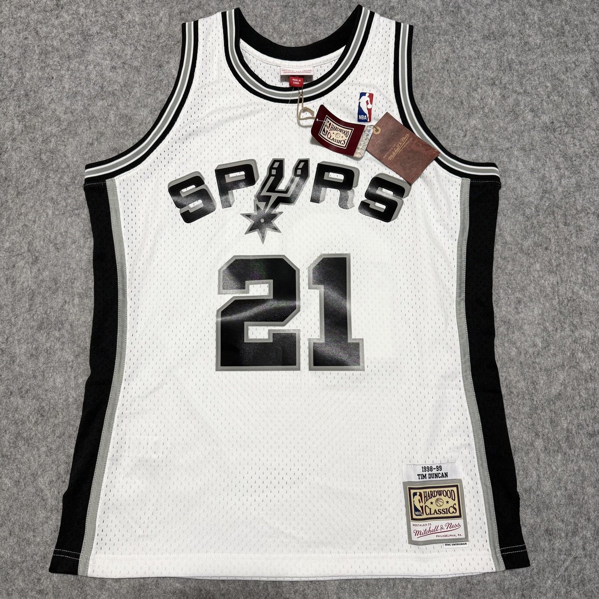 SPURS 21番 ユニフォーム Lサイズ ホワイト　ゲームシャツ SPURS 21番 ユニフォーム Lサイズ ホワイト ゲームシャツ