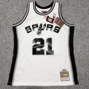 San Antonio Spurs Jersey Mens Large NBA Basketball Tim Duncan Hardwood Classics - Picture 1 of 10