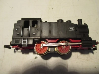 lot de trains ho VAPEUR 020 +6 WAGONS MARCHANDISES ANCIENS EN BO - Photo 1/2