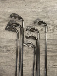 Ping Zing Karsten Iron Set, Black Dot, 7 Clubs Iron Set, Right 3,4,6,7,8,9,w - Picture 1 of 6