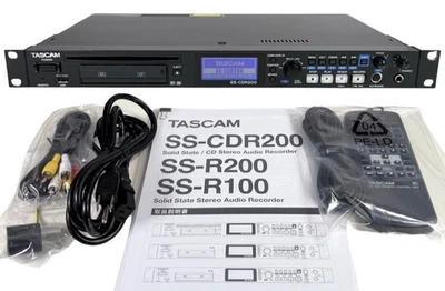 TASCAM SS-CDR200 Solid State CD Stereo Audio Recorder Operation Tested SET - Image 1 of 4