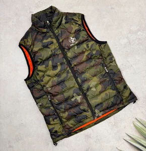 Polo Ralph Lauren RLX Puffer Vest Down & Feather Camouflage Pattern size Medium - Picture 1 of 20