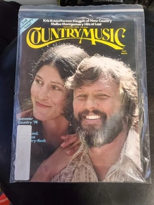 COUNTRY MUSIC Magazine-SEPTEMBER 1974 KRIS KRISTOFFERSON/ NICE IN PLASTIC BAG - Picture 1 of 1