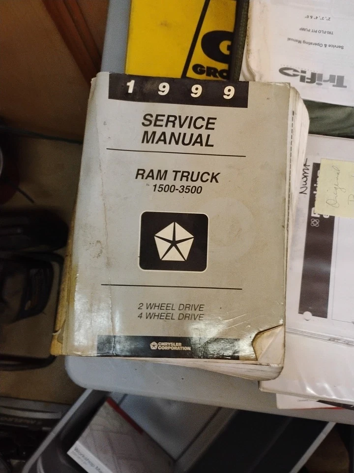 Camión RAM 1999 manual de servicio 1500-3500 tracción en 2-4 ruedas - OE BR/BE Foto 1 de 1