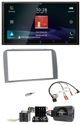JVC USB Bluetooth 2DIN DAB Lenkrad Autoradio für Alfa Romeo 147 GT 2007-2010 sil - Bild 1 von 4