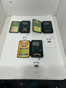 Las Vegas Casino Corner Slots, Craps and Poker LCD Hand Held Game- TESTED - Picture 1 of 6