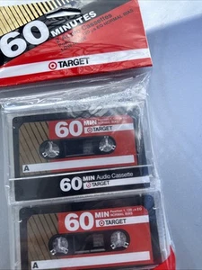 TARGET Audio Cassette Tapes 60 Minutes Low Noise - Picture 1 of 5