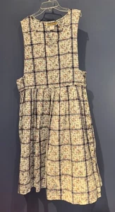 Damen Medium Petitue Baumwolle Schürze Kleid Blumenmuster, Vintage Bryn Connelly - Bild 1 von 5