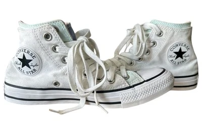 Converse All Star Shoes Sneakers White Pink Green Women’s 7  Mens 5  167426F - Image 1 of 4