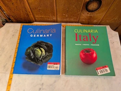 2 Books Culinaria Germany Christine Metzger And Italy Recipes And Food History - Image 1 of 4