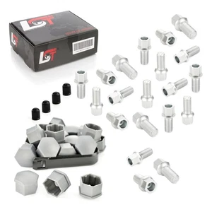 20x Radbolzen Abdeckkappen Satz Kugelbund M14x1,5x27 für AUDI A1 8X A3 8L 8P 8V - Picture 1 of 11