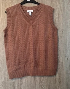 rp £33 Denim & Co. Knitted Vest Tank size M - Picture 1 of 2