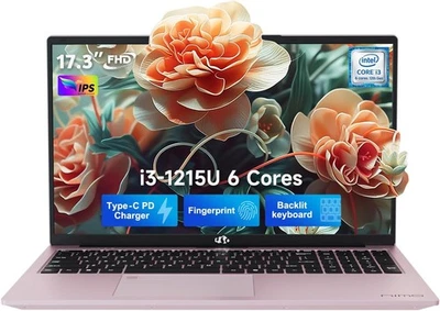 Portátil NIMO 17.3" IPS FHD, Intel 6 Núcleos i3-1215U 4.4GHz 16GB RAM 512GB SSD Foto 1 de 4
