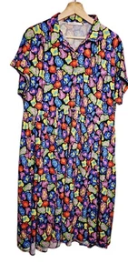 Lorraine by little Vestido de Fiesta Mujer Talla 14 Cuello Brillante Vestido - Imagen 1 de 12