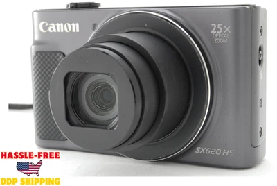 Canon PowerShot SX620 HS Compact Digital Camera Black [Near MINT] From JAPAN - Image 1 of 4