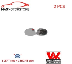 PAR DE CRISTALES ESPEJO RETROVISOR LHD SOLO FURGONETA WEZEL 1629838 2 PIEZAS P NUEVO OE REPUESTO - Imagen 1 de 5