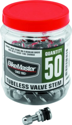 BikeMaster Valve Stem Chrome Tubeless Tub 50 | 151412 - Image 1 of 3