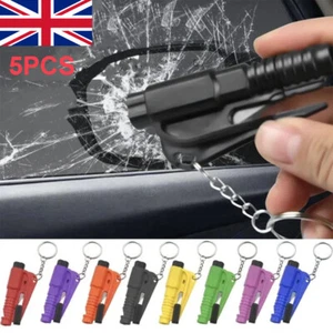 5X Car Safety Hammer Window Glass Breaker Seat Belt Cutter Emergency Escape Tool - Picture 1 of 11