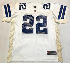 Nike NFL Dallas Cowboys E. SMITH #22 Football Jersey Sz 48 White Screened *FLAW* - Picture 1 of 12