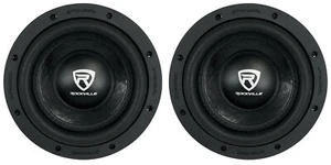 (2) Rockville W8K6D4 V2 8" 1400 W Peak Auto Subwoofer Dual 4-Ohm Subs 350 W RMS - Bild 1 von 10
