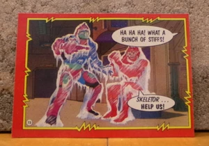 1984 MASTERS OF THE UNIVERSE TRADING CARD # 73 TRAP JAW & BEAST MAN FREEZE RAY - Picture 1 of 2