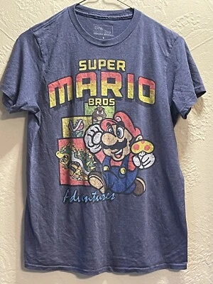 Camiseta manga corta Nintendo Super Mario Bros Adventures talla pequeña 2018 Foto 1 de 4
