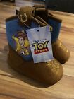 Disney Toddler Boys Toy Story Woody Boot Slippers Size 9-10 New